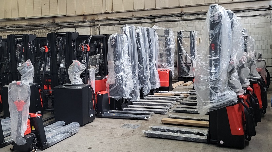 Тест-драйв складской техники на нашем складе в Михайловске